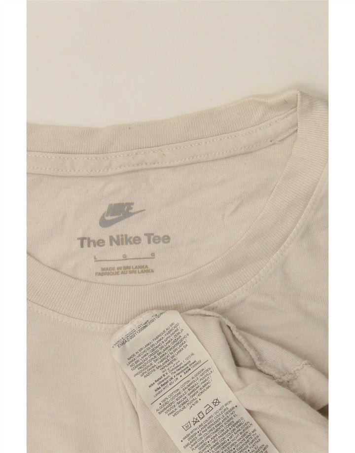 Tricou pentru bărbați Nike Top mare, bej, bumbac