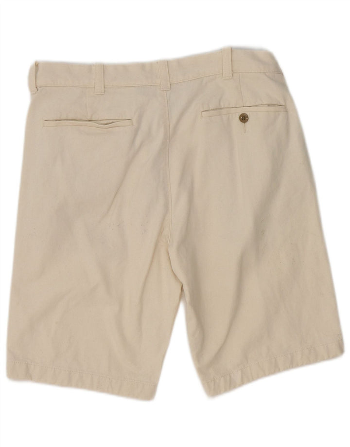 Pantaloni scurți chino Stanton J. Crew pentru bărbați W31, bumbac alb, mediu