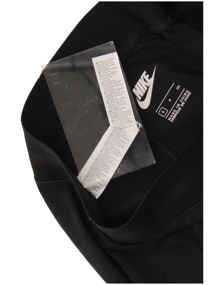 Pantaloni de trening grafic pentru femei NIKE Pantaloni de jogging UK 8 Bumbac negru mic