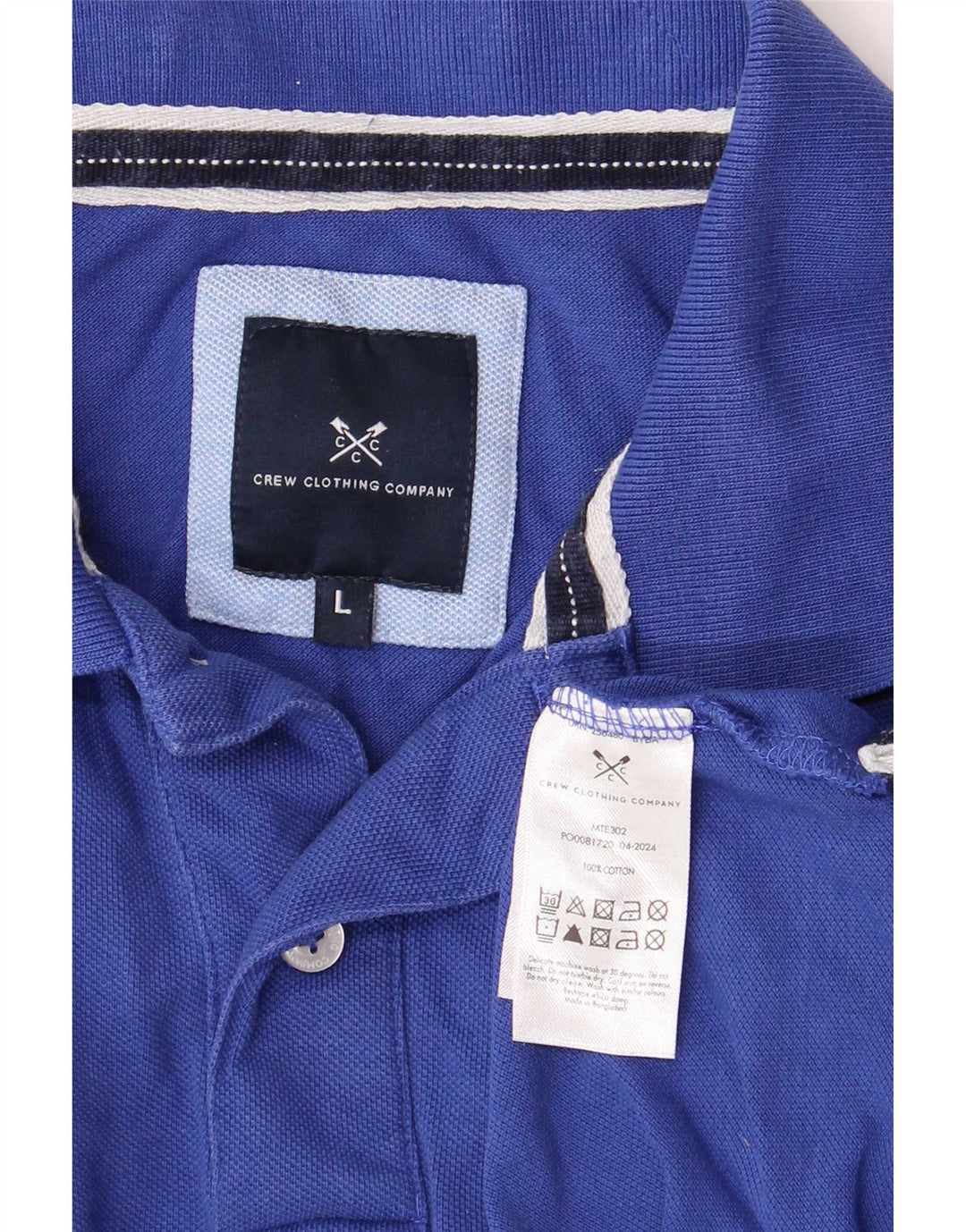 Crew Clothing Tricou polo pentru bărbați, mare, albastru, bumbac