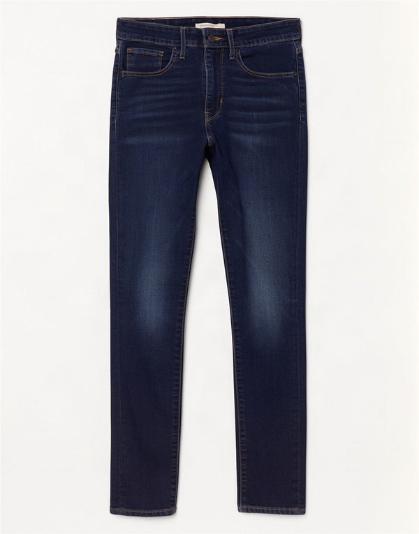 Blugi skinny cu talie mare 721 Levi's pentru femei W27 L28, bumbac bleumarin