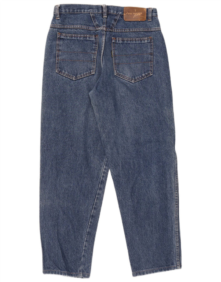 Trussardi blugi conici pentru femei W30 L29 albastru
