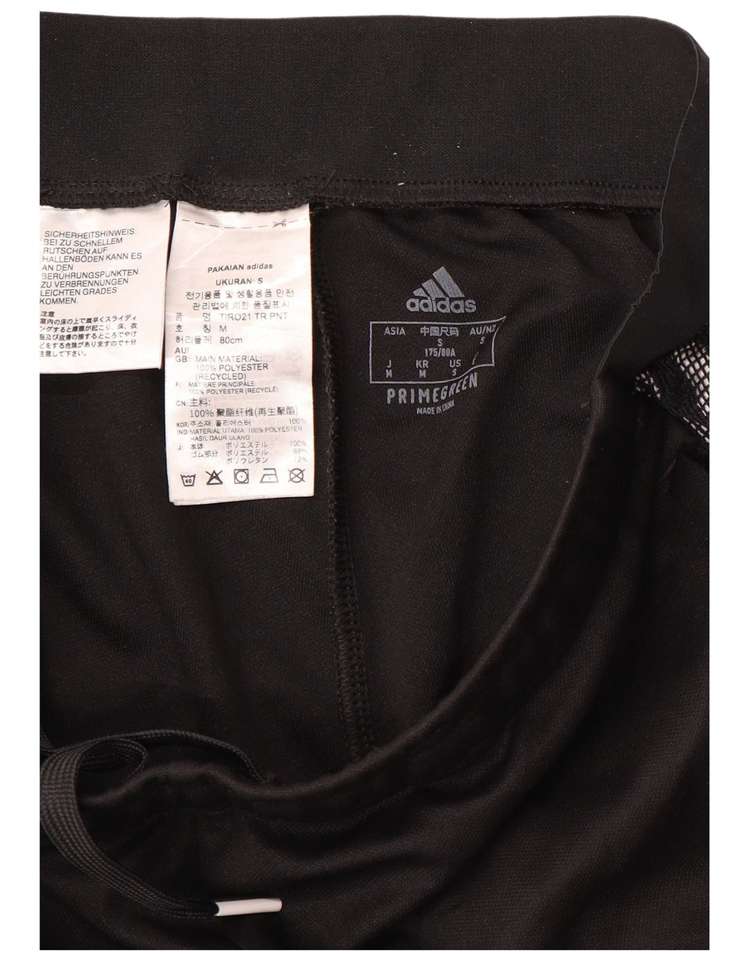 Pantaloni de trening Adidas Aeroready pentru femei UK 14 Poliester mediu negru