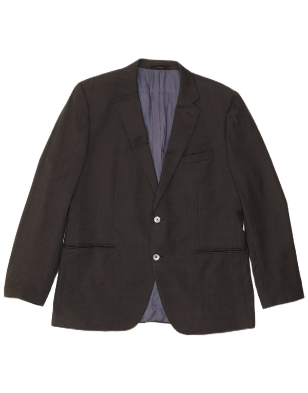 Blazer Massimo Dutti pentru bărbați, cu 2 nasturi, US 46 XL, acetat gri Clasic