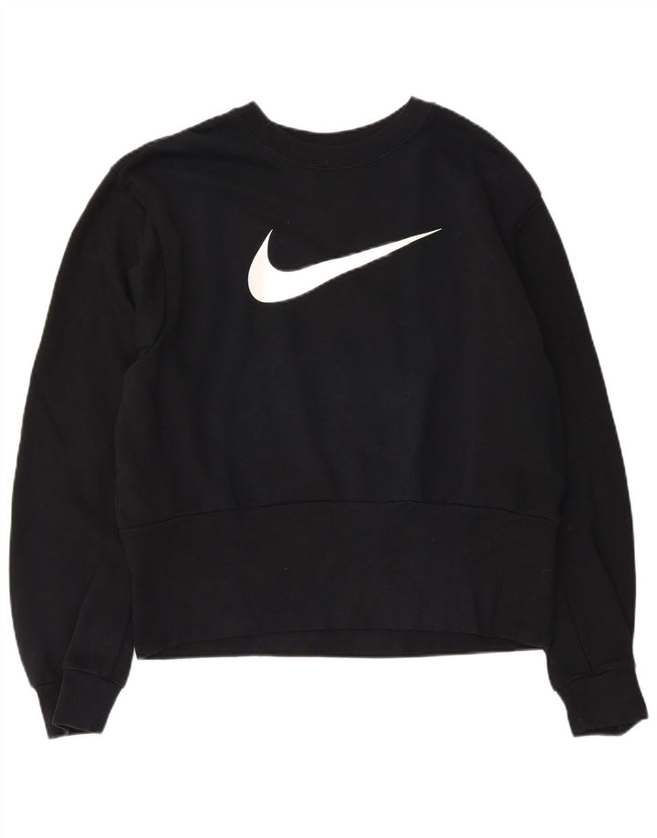 Pulover Nike cu grafic pentru femei UK 18 XL Negru