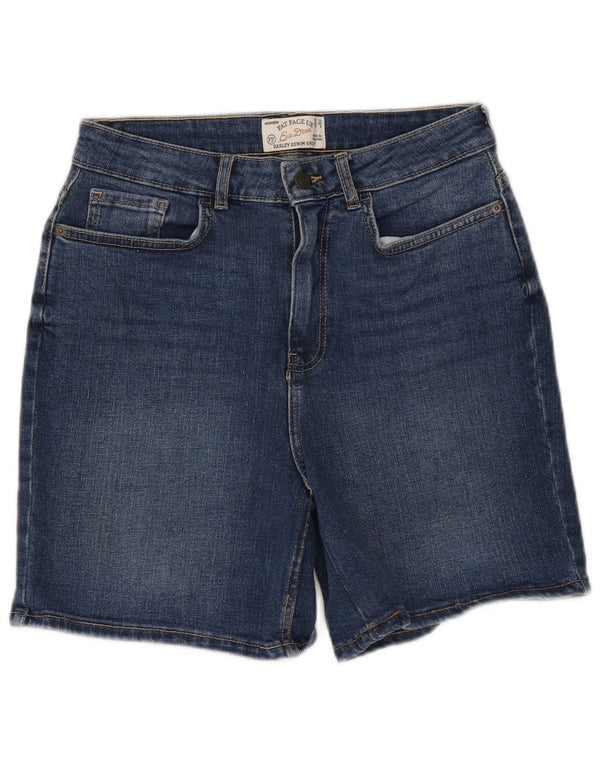 Pantaloni scurți denim Darley Fat Face pentru femei UK 12 Medium W28 Bumbac albastru