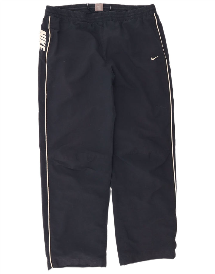Pantaloni de trening Nike pentru bărbați cu grafică, mari, albastru, poliester