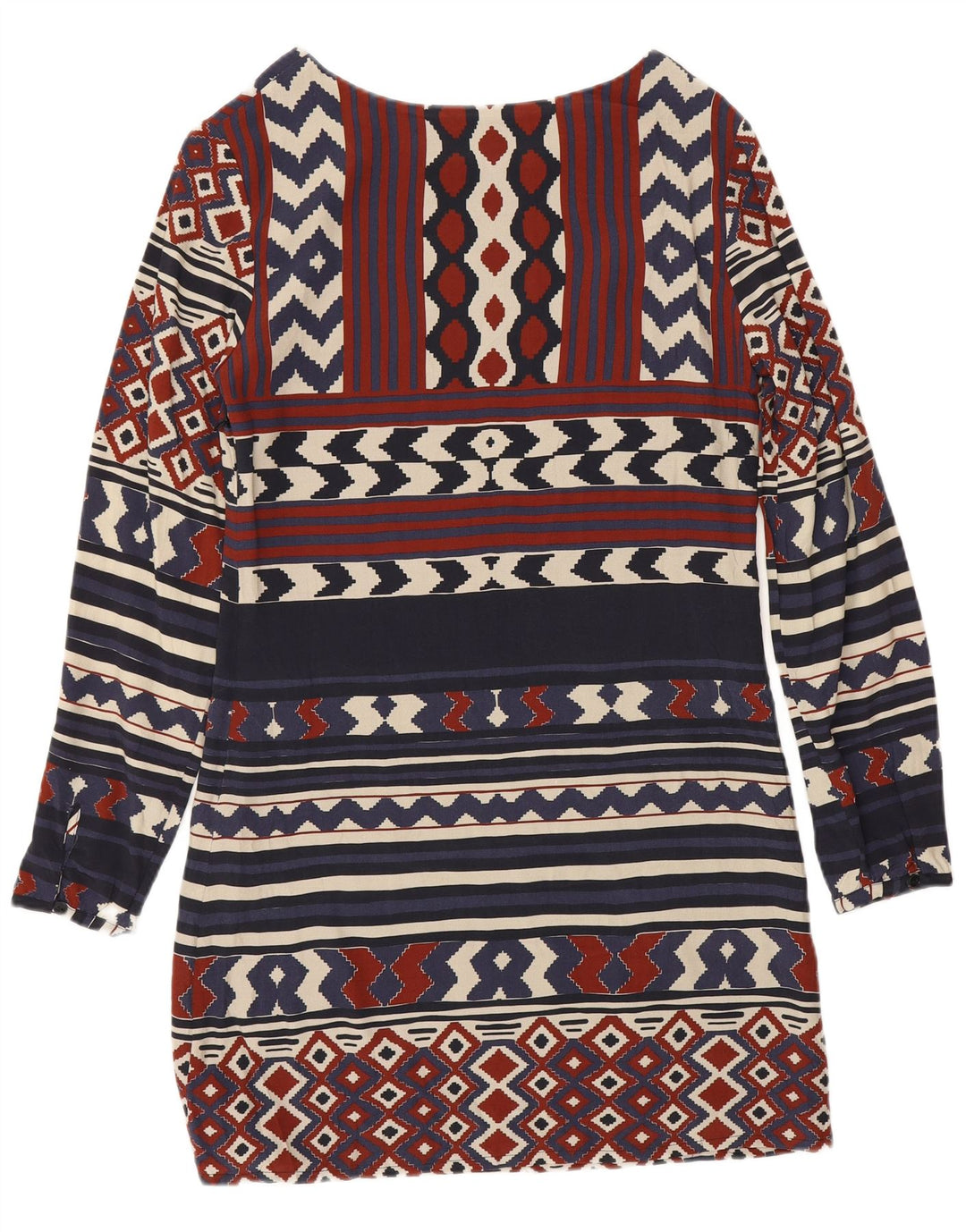 Rochie teacă cu mânecă lungă pentru femei Desigual EU 36 Mic Bleumarin Geometric