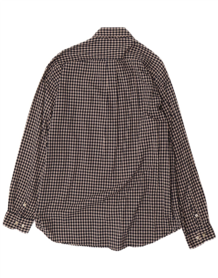 Cămașă pentru bărbați TOMMY HILFIGER XL, bumbac negru cu carouri