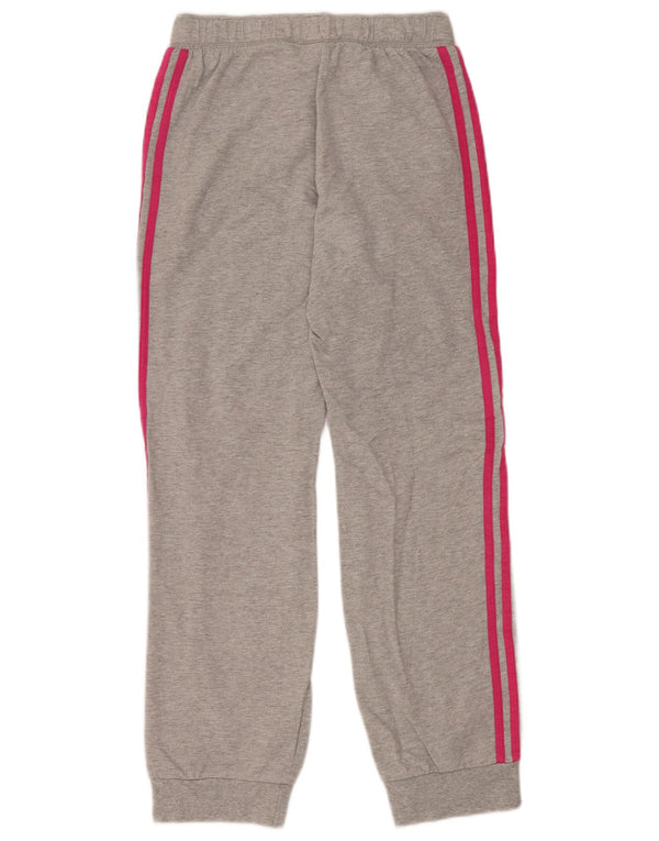 Pantaloni de trening Adidas Fete Joggeri 11-12 ani Bumbac cu pete gri