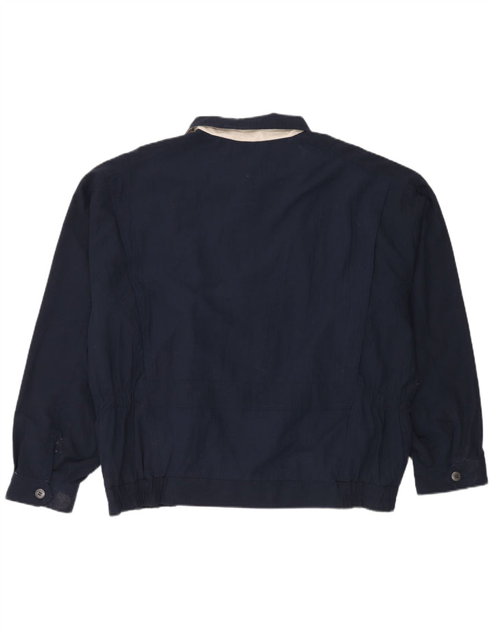 Bomber vintage pentru bărbați UK 42 XL bleumarin poliester
