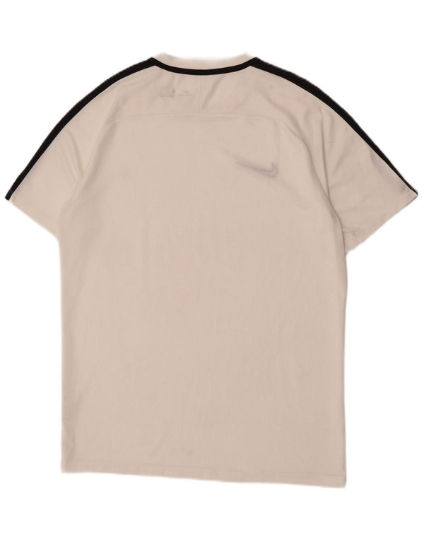 Tricou pentru bărbați Nike Dri Fit Top mare, alb, poliester color bloc