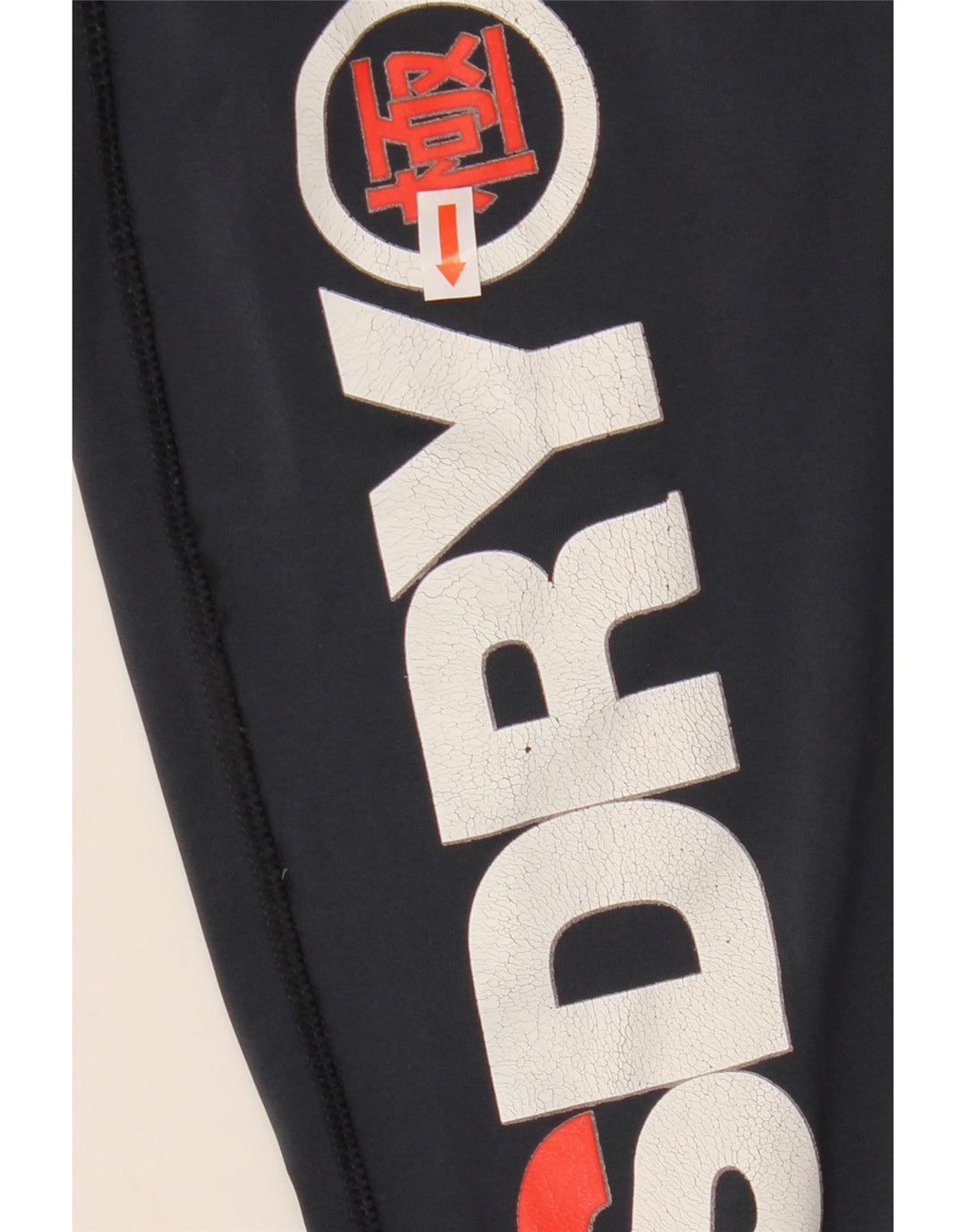 Leggings cu grafică pentru femei Superdry UK 8 mici, bleumarin, color block