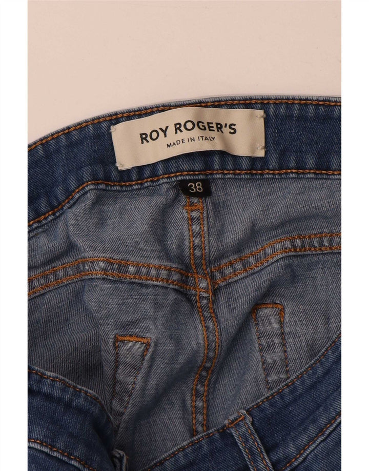 Blugi Roy Rogers Candiani Slim pentru femei W38 L32 Bumbac albastru