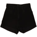 GUESS Womens Denim Shorts W25 XS Black Cotton Vintage Guess and Second-Hand Guess from Messina Hembry 