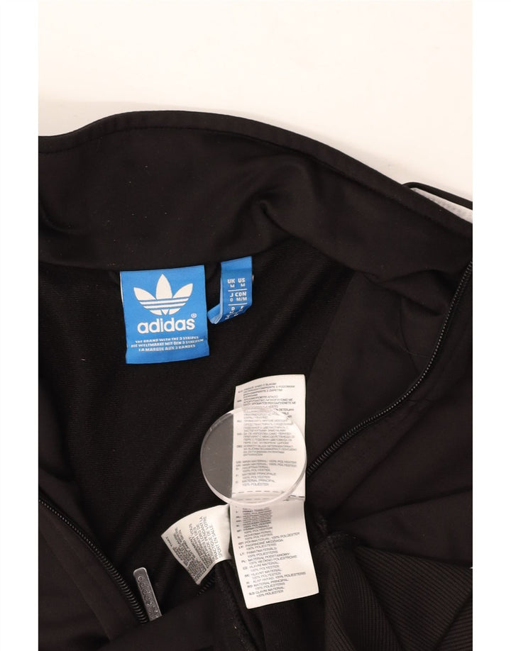 Jachetă de trening pentru bărbați ADIDAS, poliester mediu negru