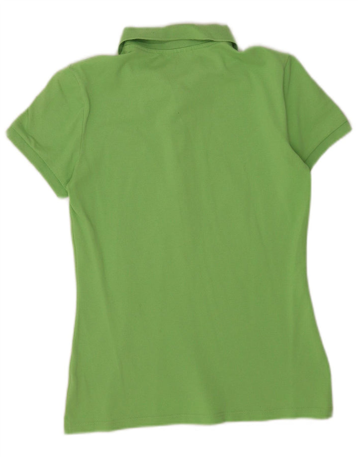 Tricou polo Lacoste pentru femei Mărimea 40 bumbac verde mediu
