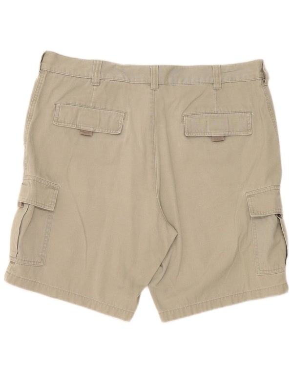 Pantaloni scurți cargo Jeanagers pentru bărbați W38 XL bumbac kaki
