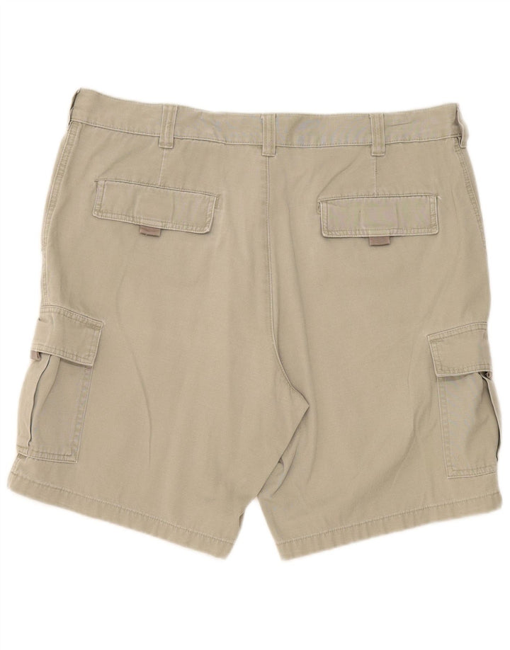 Pantaloni scurți cargo Jeanagers pentru bărbați W38 XL bumbac kaki