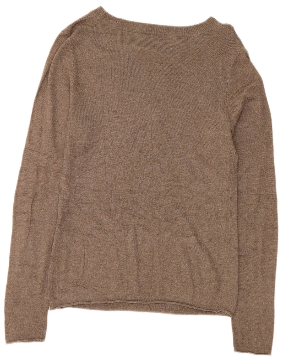 Pulover Mossimo pentru damă, cu gât de barcă, UK 12, raion maro mediu