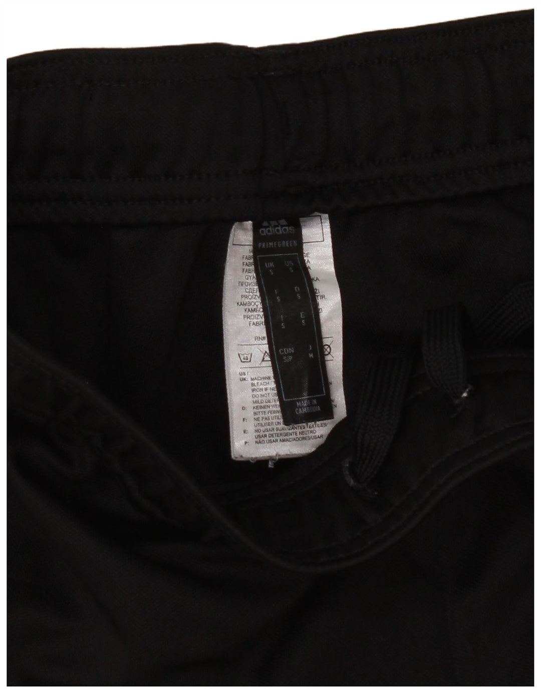 Pantaloni de trening Adidas pentru bărbați, poliester negru mic