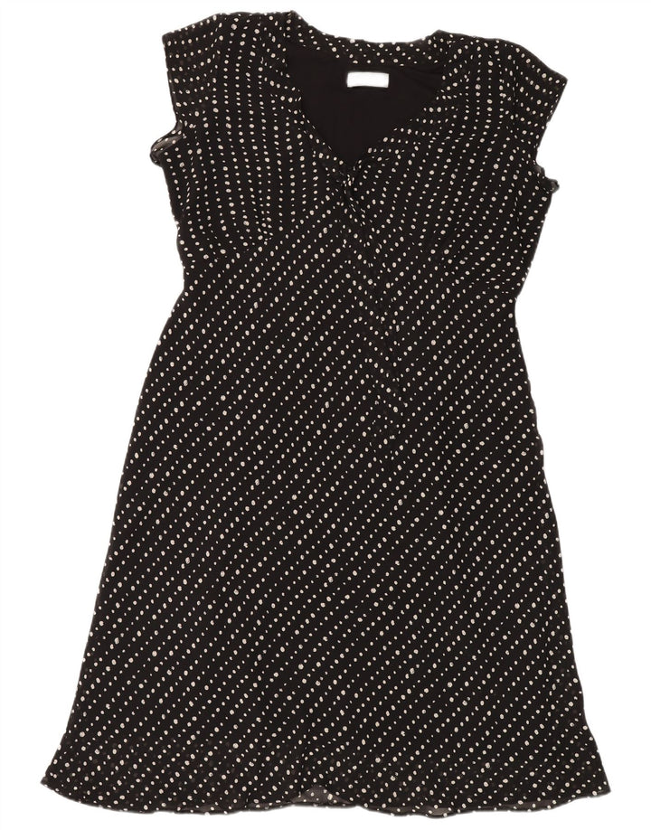Rochie A-Line Wallis pentru femei UK 20 2XL Poliester cu pete negre