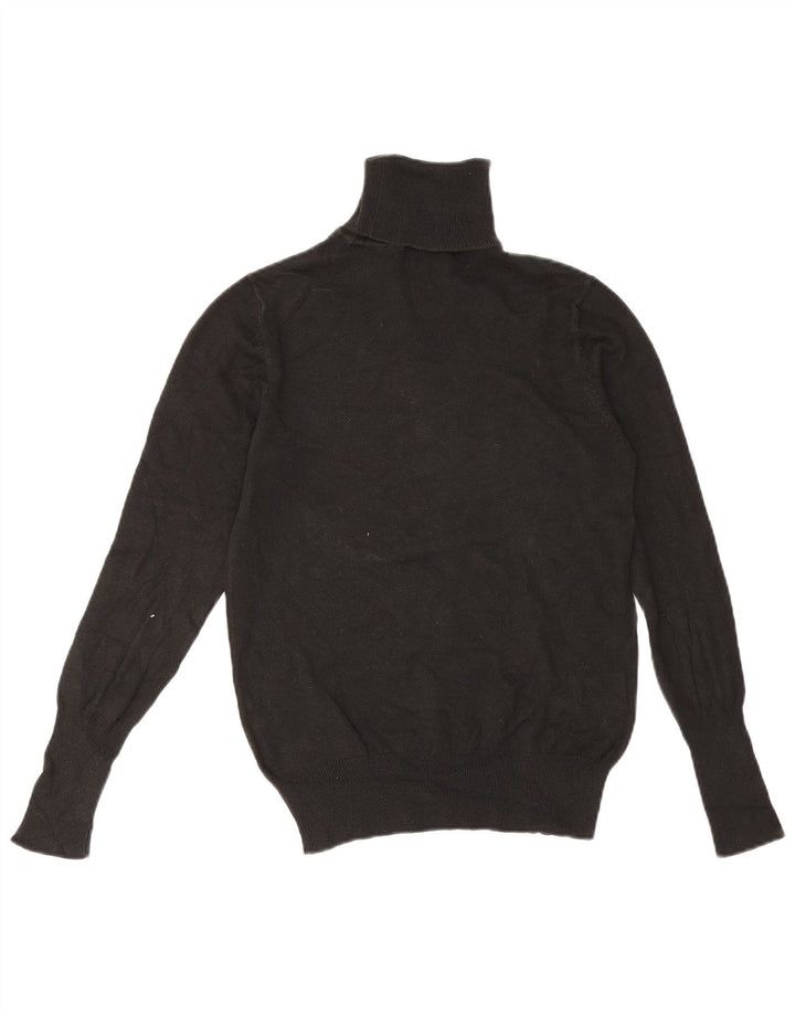 Pulover pentru femei cu gât rulat Zara UK 14 mare negru