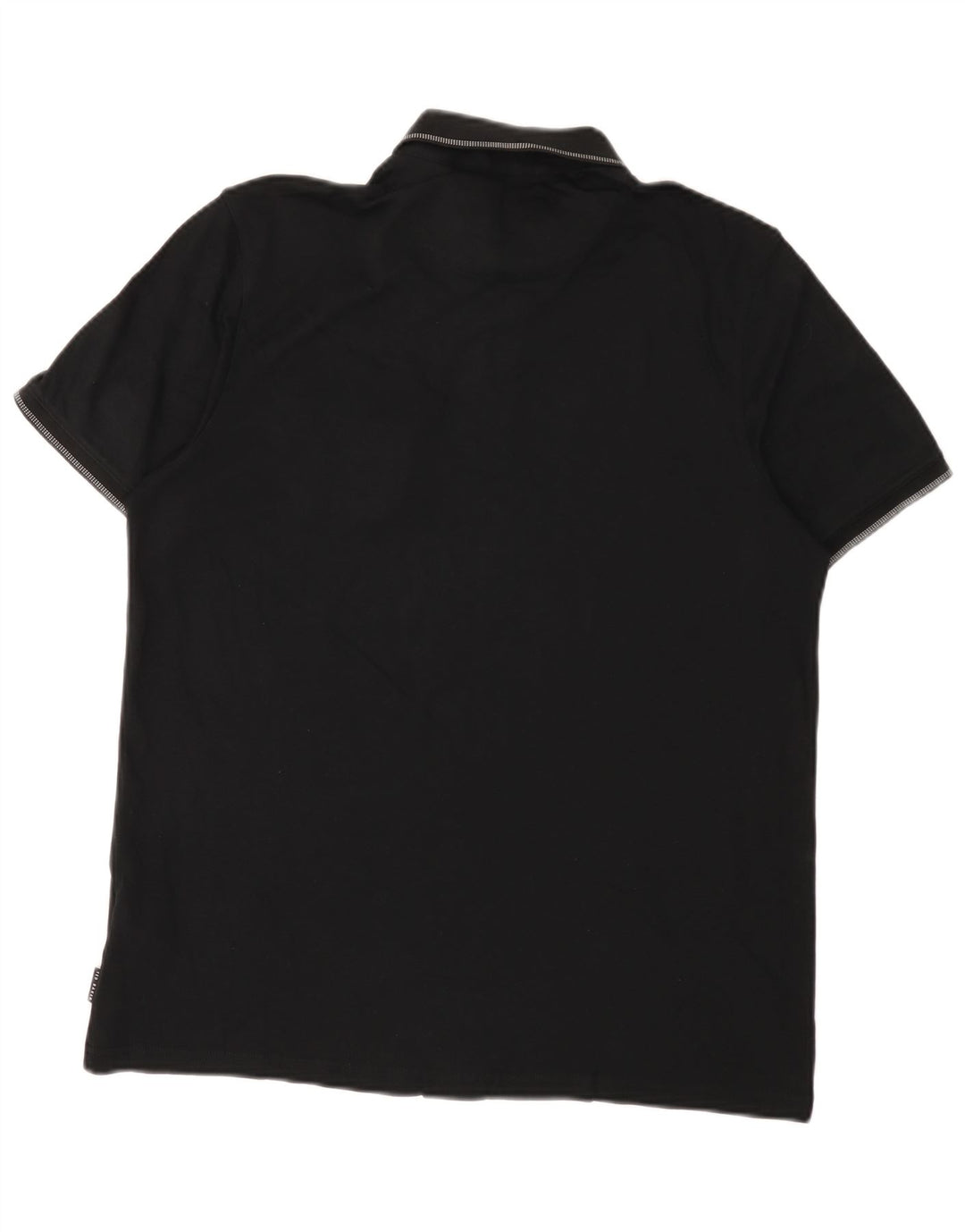 Tricou polo pentru bărbați Ted Baker, mărimea 3, bumbac negru mediu