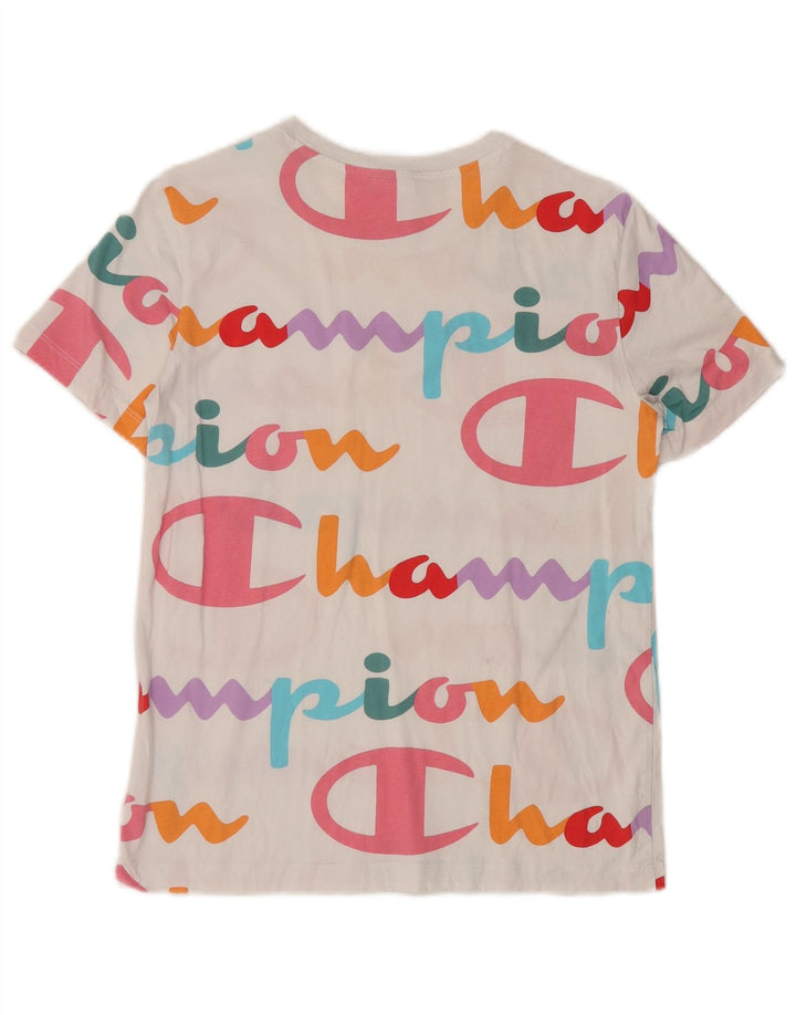 Tricou grafic CHAMPION pentru femei Top UK 12 Medium White
