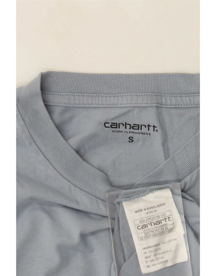 Tricou pentru bărbați Carhartt Top mic, albastru, bumbac