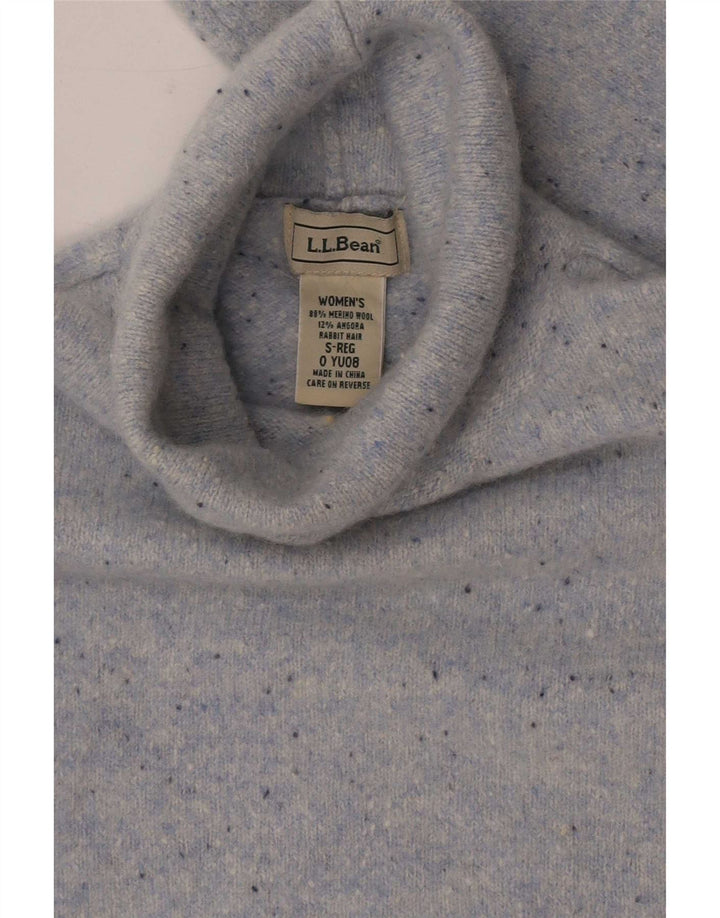 Pulover pentru femei L.L.Bean cu gât rulat, UK 8, mic, gri pete
