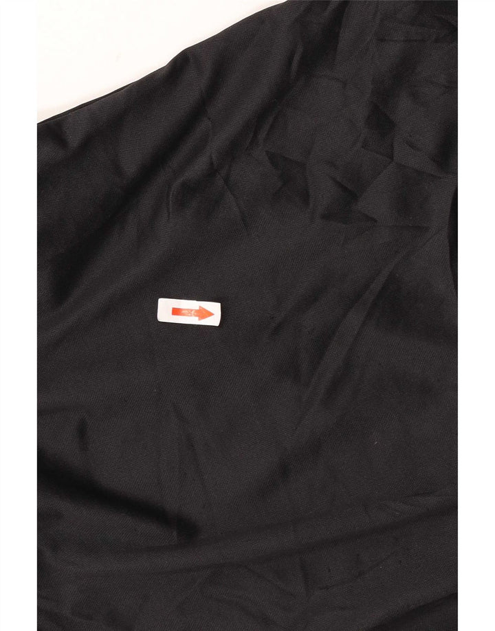 Tricou grafic pentru bărbați Adidas Top Mediu Negru Poliester Bloc de culoare