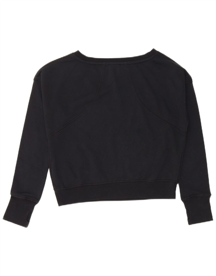 Pulover NIKE Fete Crop Graphic Pulover 13-14 Ani XL Bumbac Negru