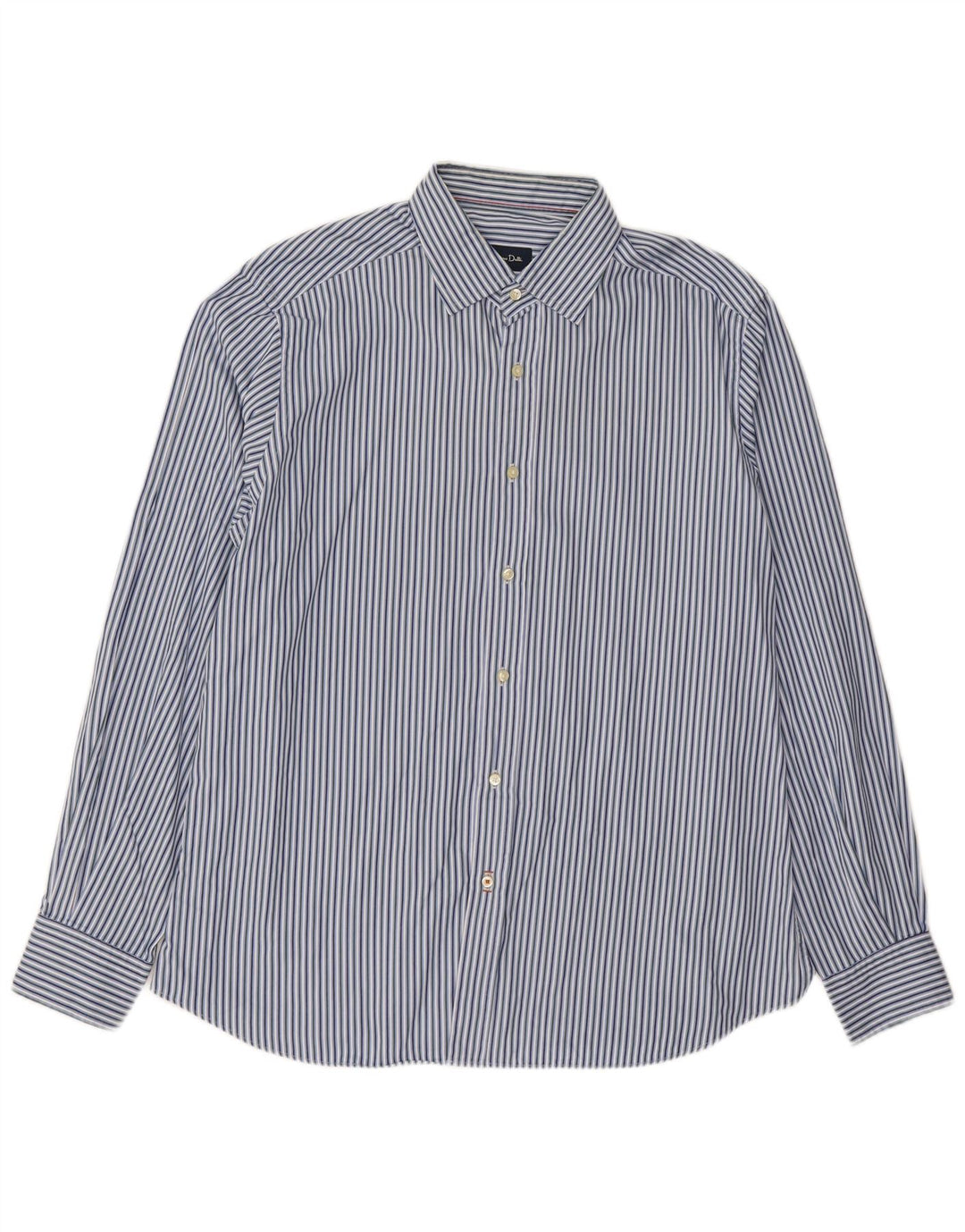 Cămașă Massimo Dutti pentru bărbați XL Blue Pinstripe