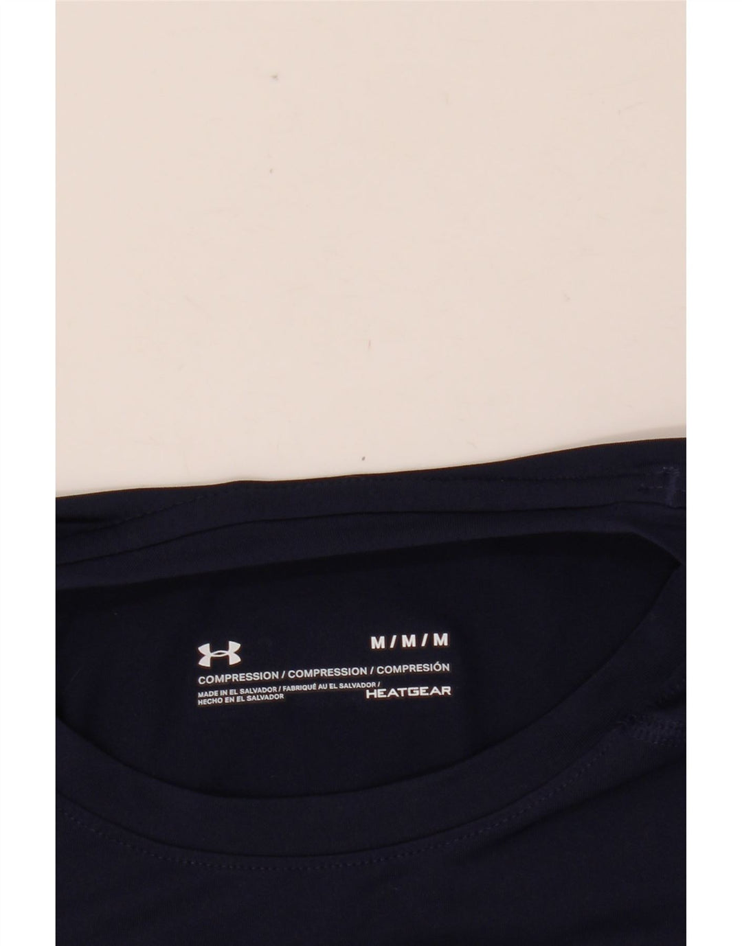 UNDER ARMOUR Bărbați Heat Gear Tricou Top Mediu Bleumarin Sintetic