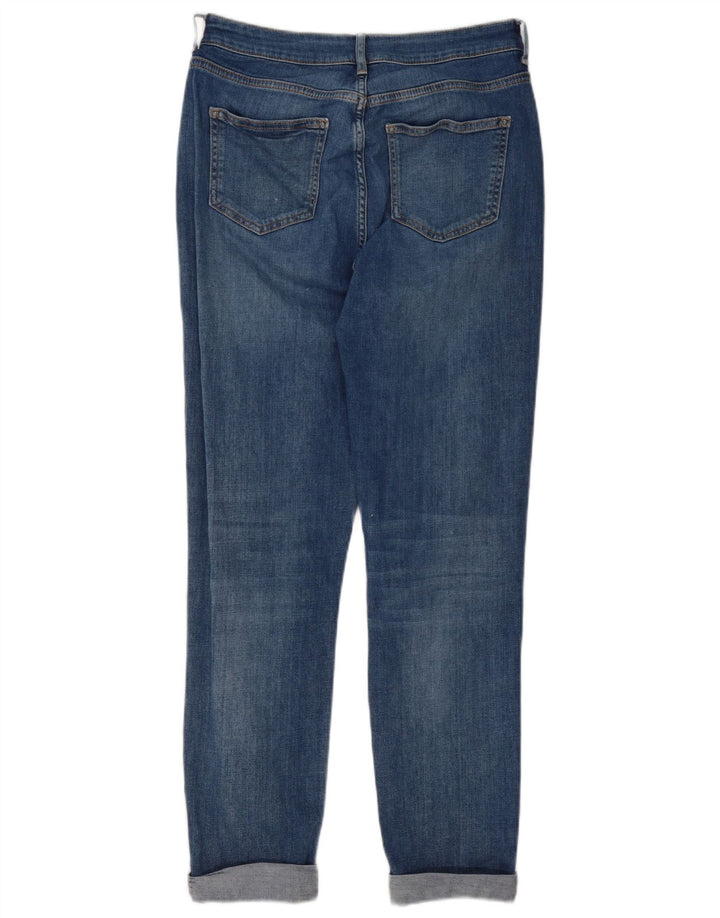 Blugi slim pentru femei M&Co Distressed UK 12 Medium W28 L28 Blue