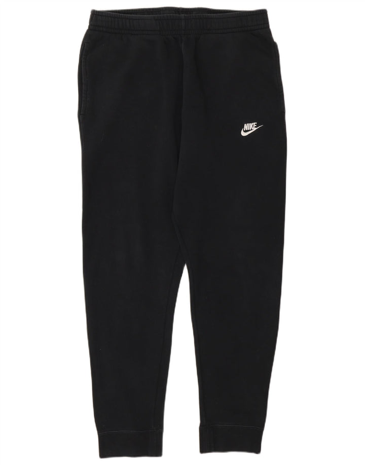 Pantaloni de trening Nike pentru bărbați Joggeri, bumbac mediu negru