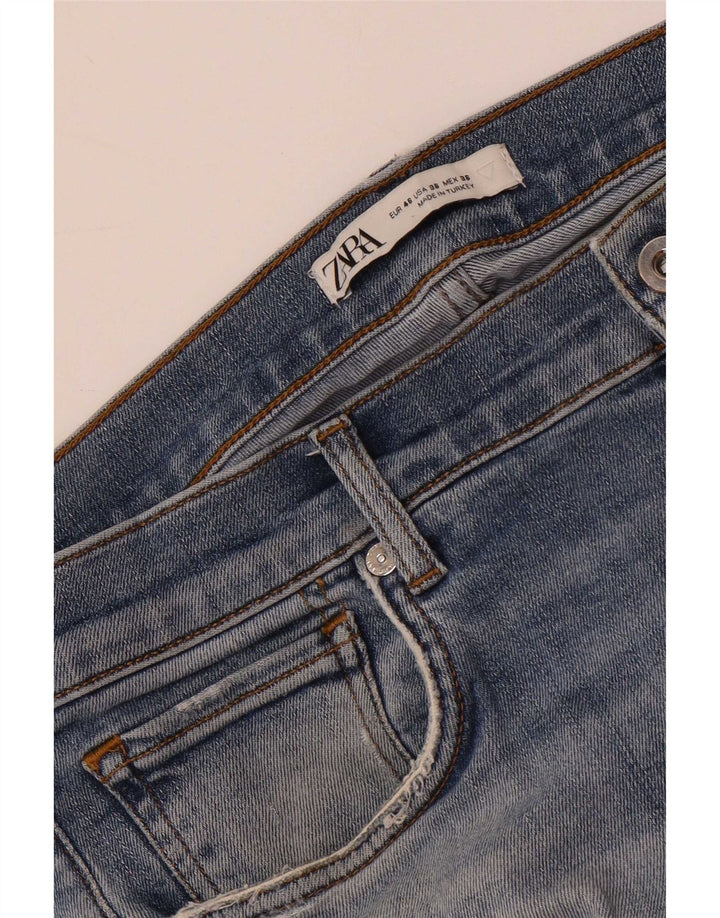 Blugi slim pentru bărbați Zara EU 46 XL W36 L33 Albastru