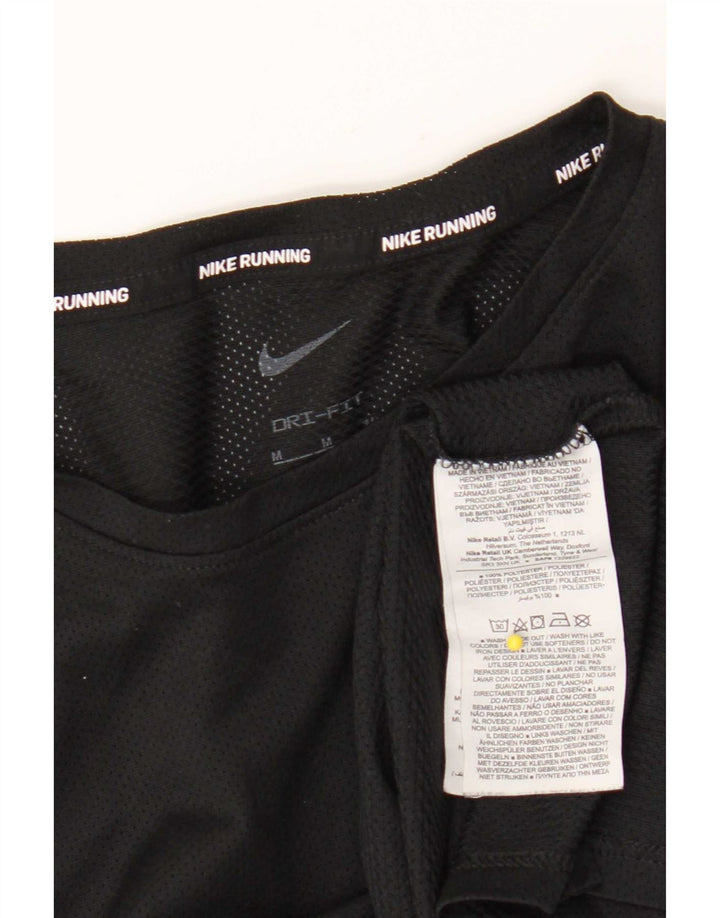 Tricou Nike Dri Fit pentru bărbați Top Mediu Negru Poliester