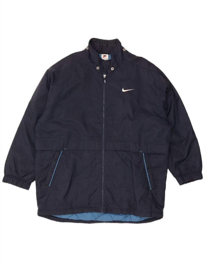 Jachetă Windbreaker Nike pentru bărbați cu grafică Marea Britanie 42/44 Mare, albastru bleumarin, nailon