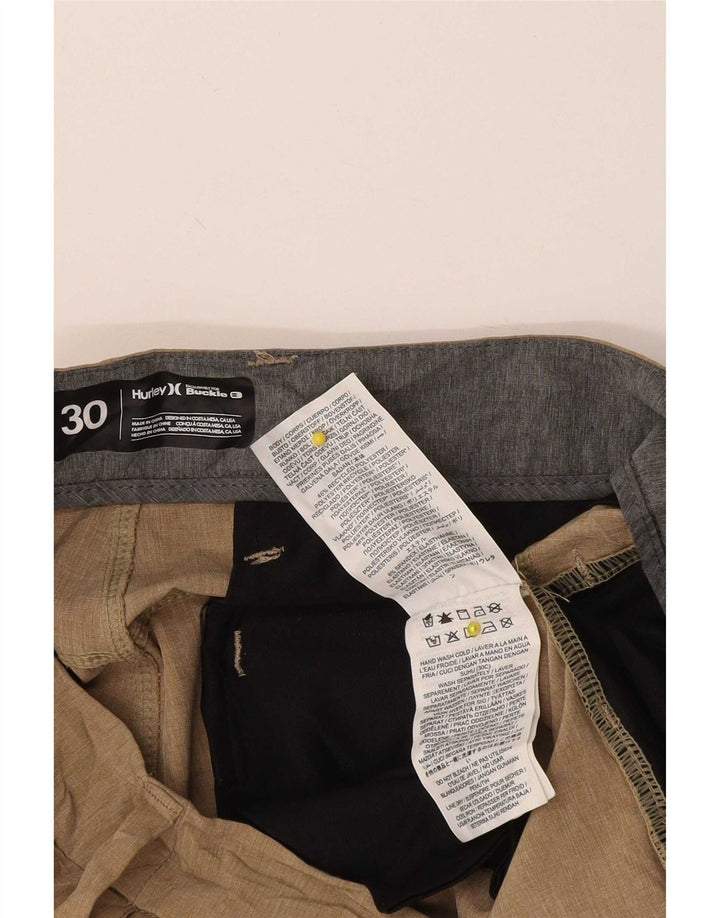 Pantaloni scurți chino pentru bărbați Hurley W30 Poliester Bej Mediu