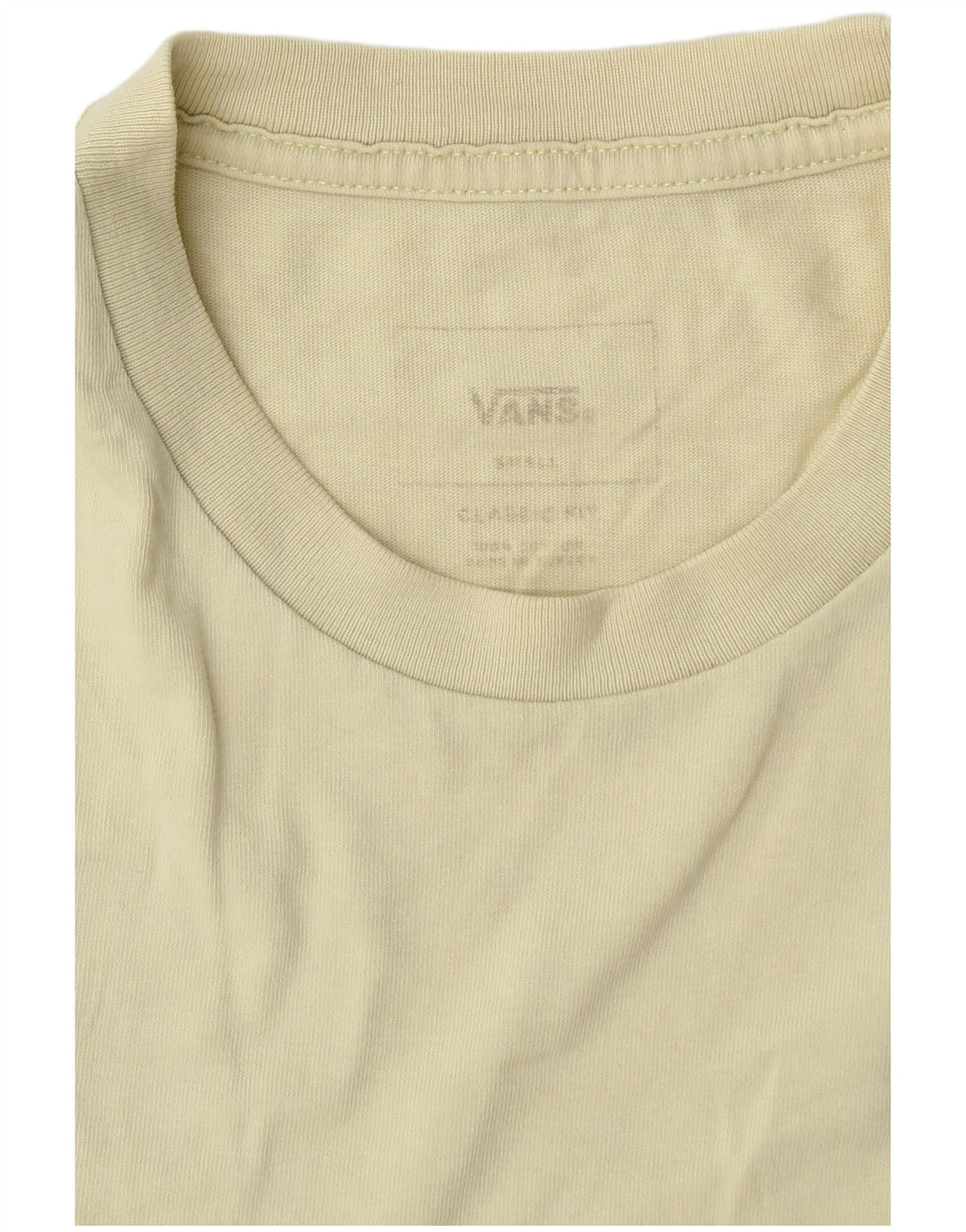 Tricou grafic Vans Classic Fit pentru bărbați Top mic galben