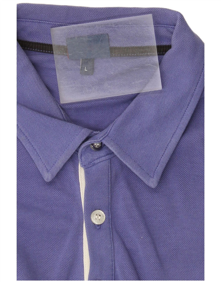 Tricou polo pentru bărbați Trussardi Jeans Mov mare