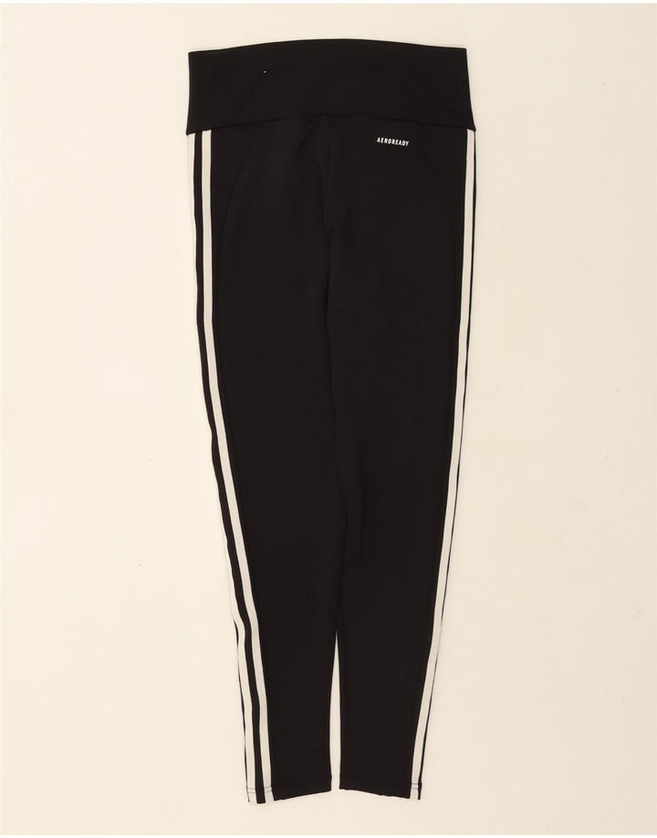 Leggings Aeroready pentru femei Adidas UK 12/14 Poliester mediu negru