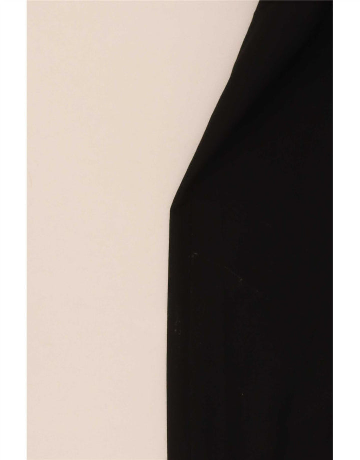 Pantaloni chino drepți pentru femei Zara EU 40 Mediu L30 L34 Poliester negru