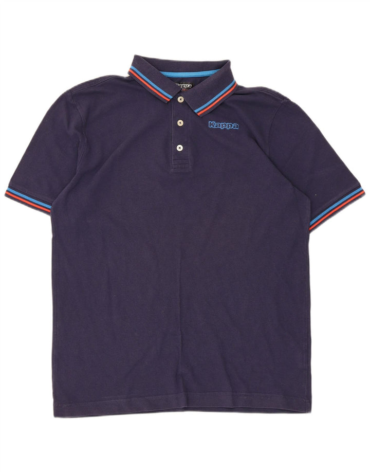 Cămașă polo pentru bărbați Kappa, mare, bleumarin, bumbac