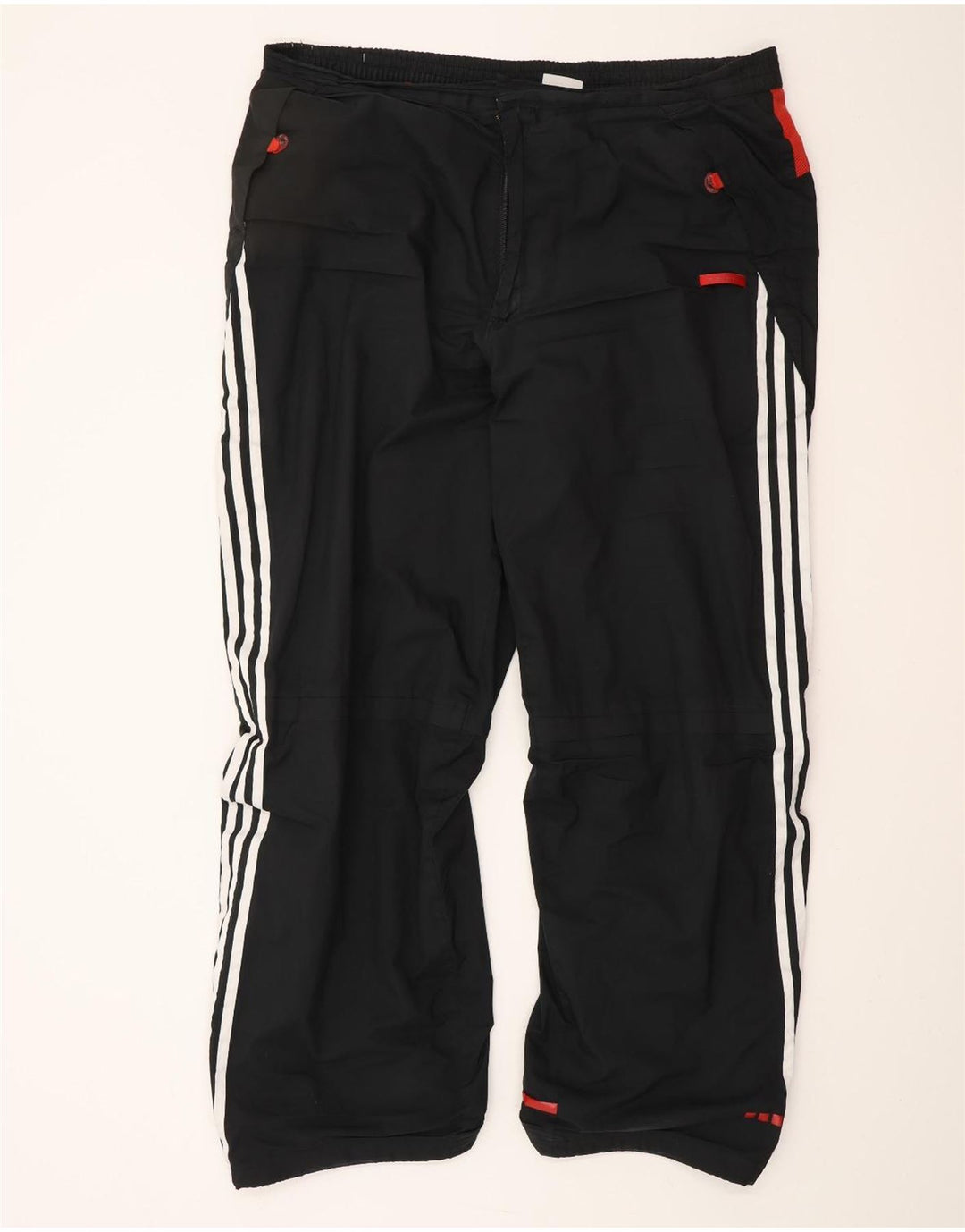 Pantaloni de trening ADIDAS pentru bărbați XL, negru, poliester color bloc