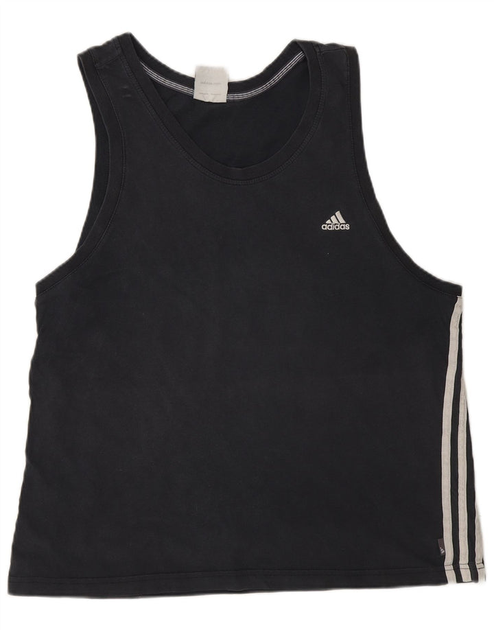 Vestă pentru bărbați Adidas, mare, negru, bumbac