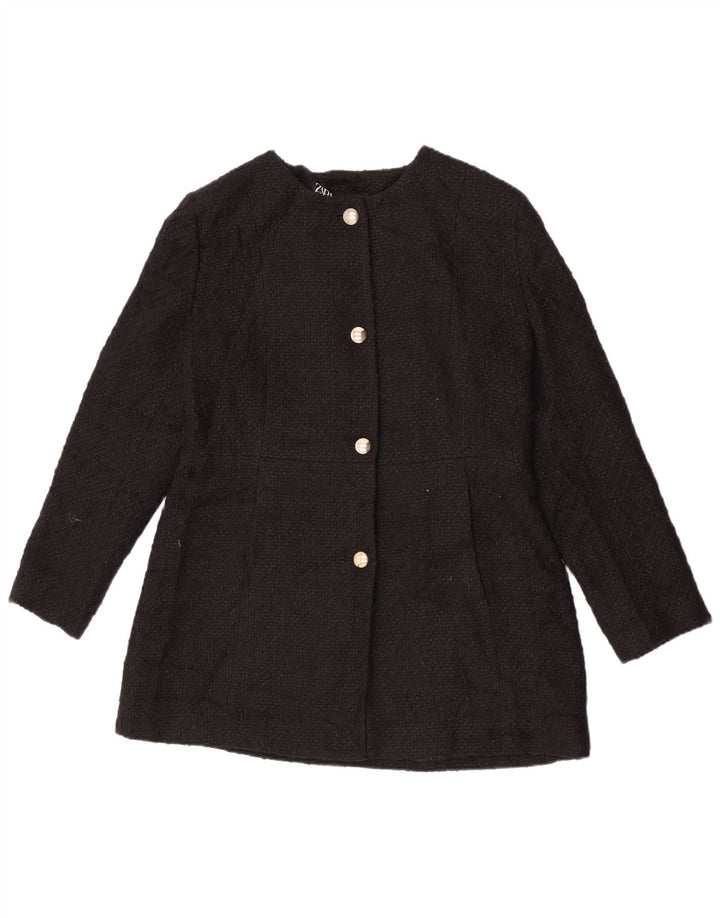 Blazer pentru femei Zara cu 4 nasturi, UK 18 XL, negru