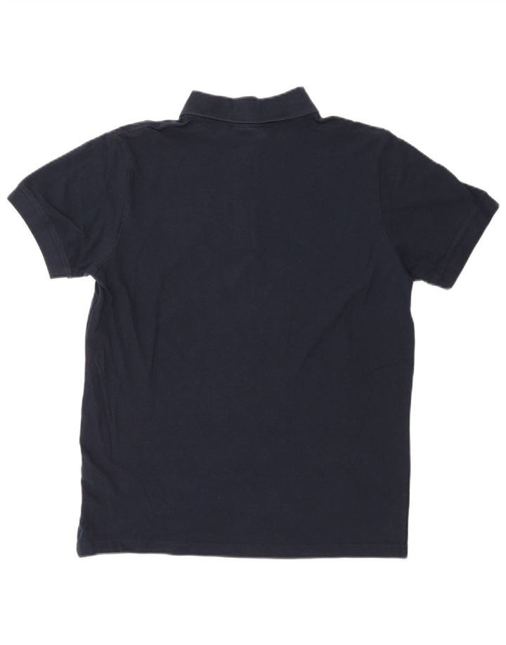 KAPPA Mens Polo Shirt Medium Navy Blue Cotton